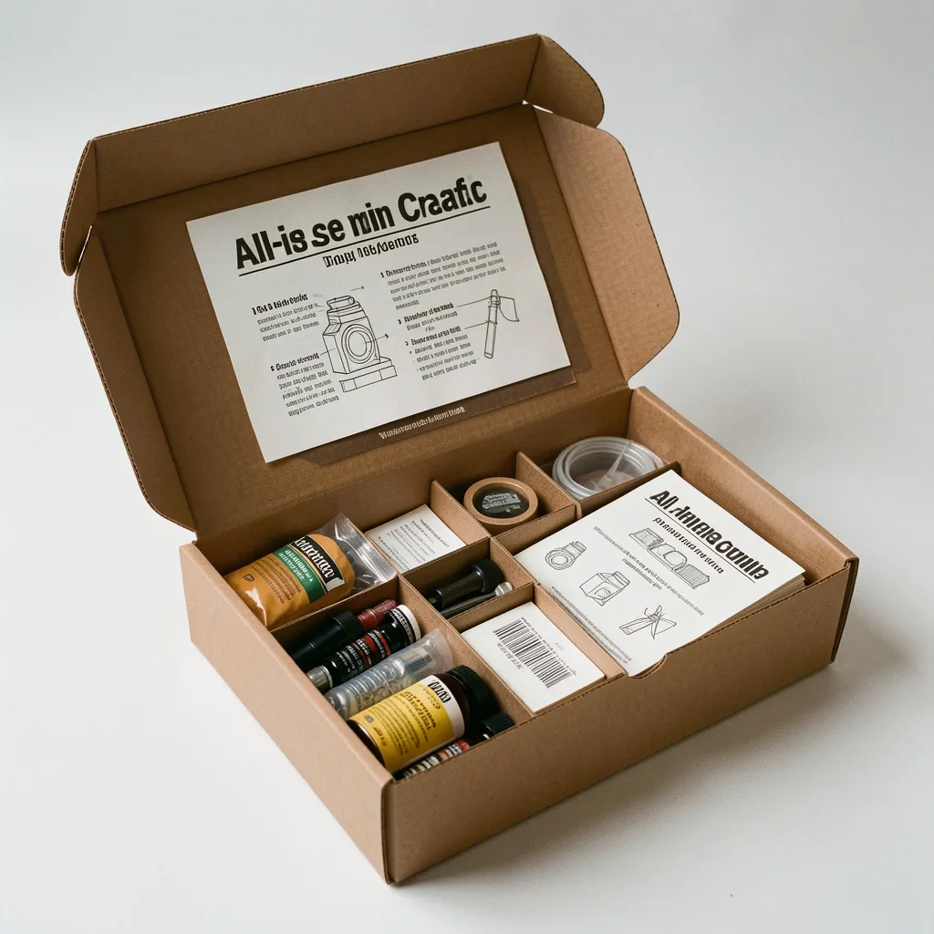 All-in-one craft box packaging