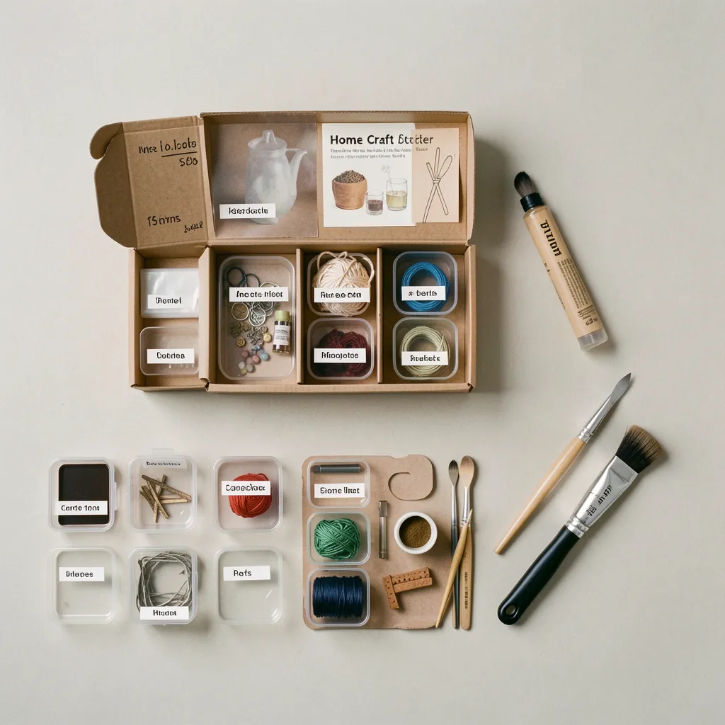 Starter craft box components
